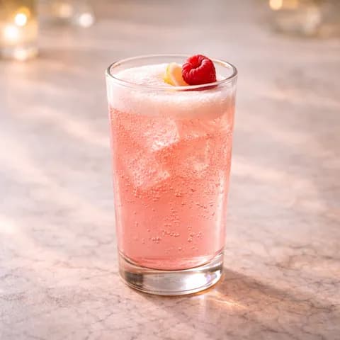 Pink Gin Fizz