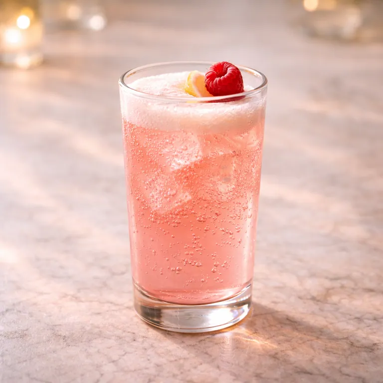 Pink Gin Fizz