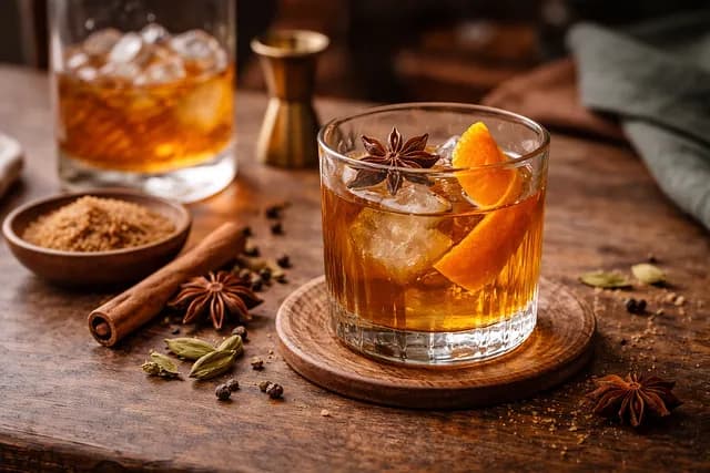 Spiced Old Fashioned Cocktail